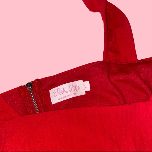 Pink Lily - Meant to Be Two. Matching set in Red. New without tags. Never worn. - Picture 3 of 3